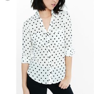 Express Portofino polka dot shirt